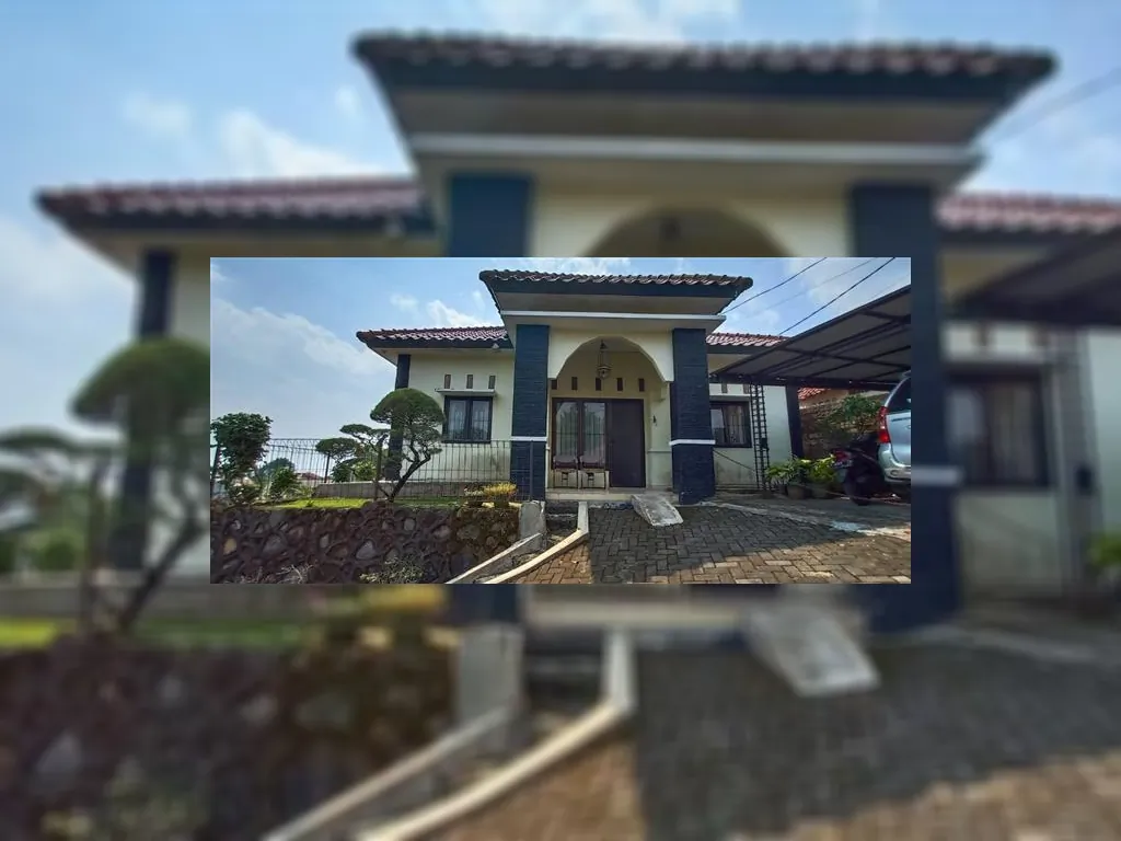 rumah konsep villa tanah luas sirna galih taman sari bogor