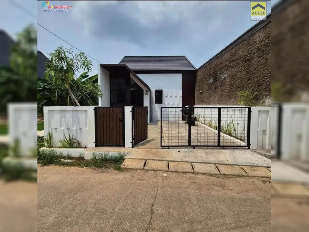 Rumah Baru Design Modern Tropis Minimalis Bebas Banjir Di Jatiluhur Bekasi