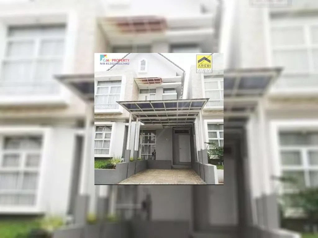 Dijual Rumah Asri Desain Eropa dalam Cluster dekat Alun-alun Cimahi